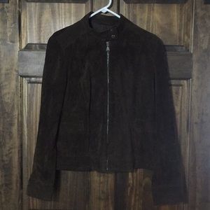 Calvin Klein Suede Leather Jacket